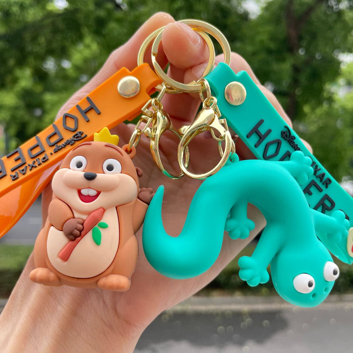 Wholesale Hoppers Cartoon Beaver Small Gift Keychain