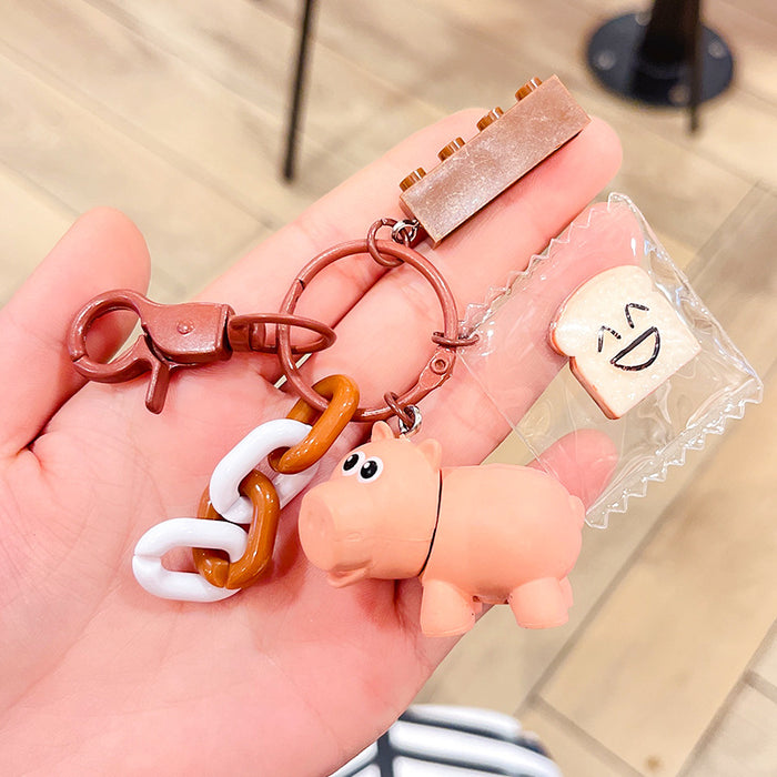 Wholesale Cartoon Cute Keychain Pendant JDC-KC-QiaM015