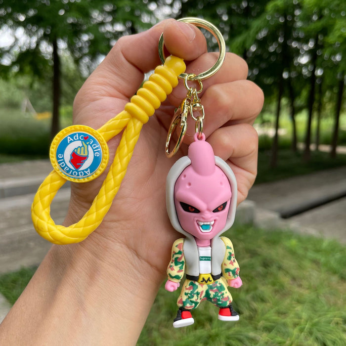 Wholesale Cartoon anime keychain, soft plastic figurine, backpack pendant, car keychain, small gift wholesale