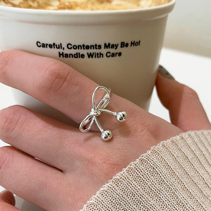 Wholesale Simple geometric lines, versatile layering, open mouth ring, index finger ring