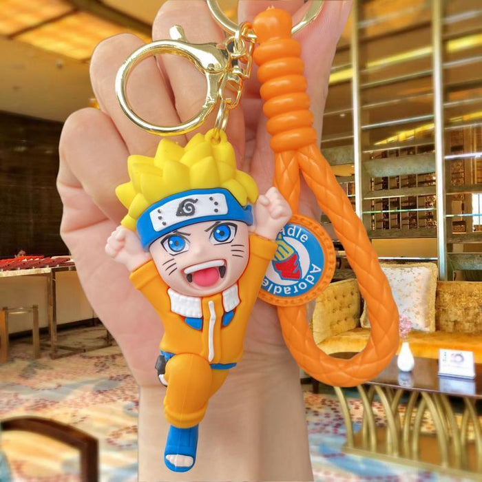 Wholesale Silicone Cartoon Doll Keychain JDC-KC-MingT231