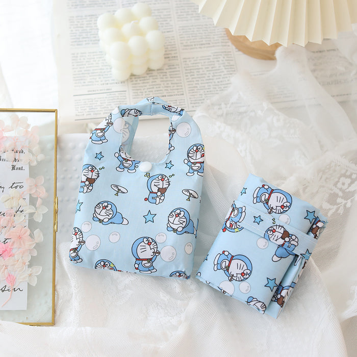 Wholesale Cartoon plaid foldable waterproof printed tote bag
