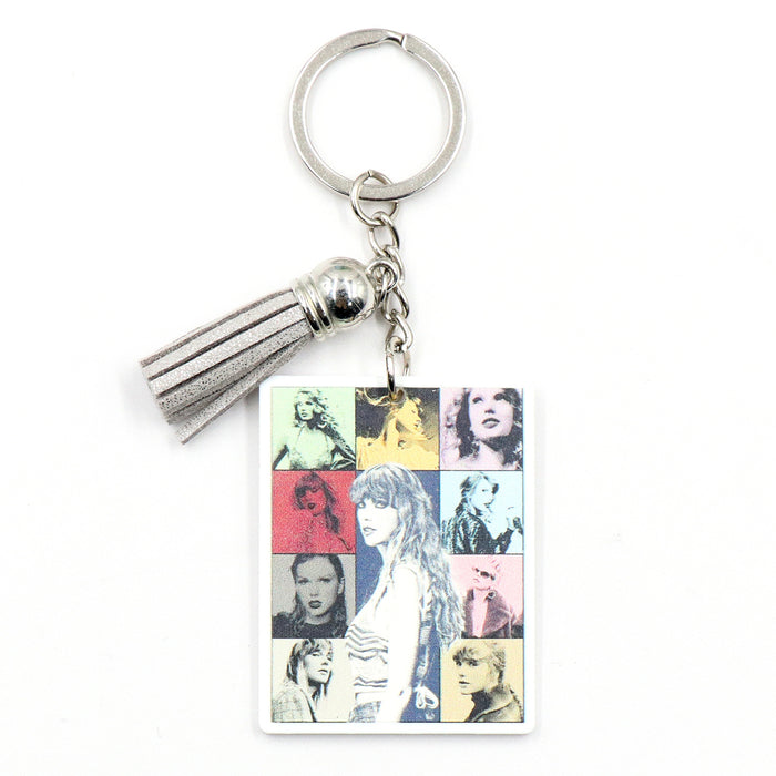 Wholesale Retro Concert Acrylic Keychain JDC-KC-XYan006