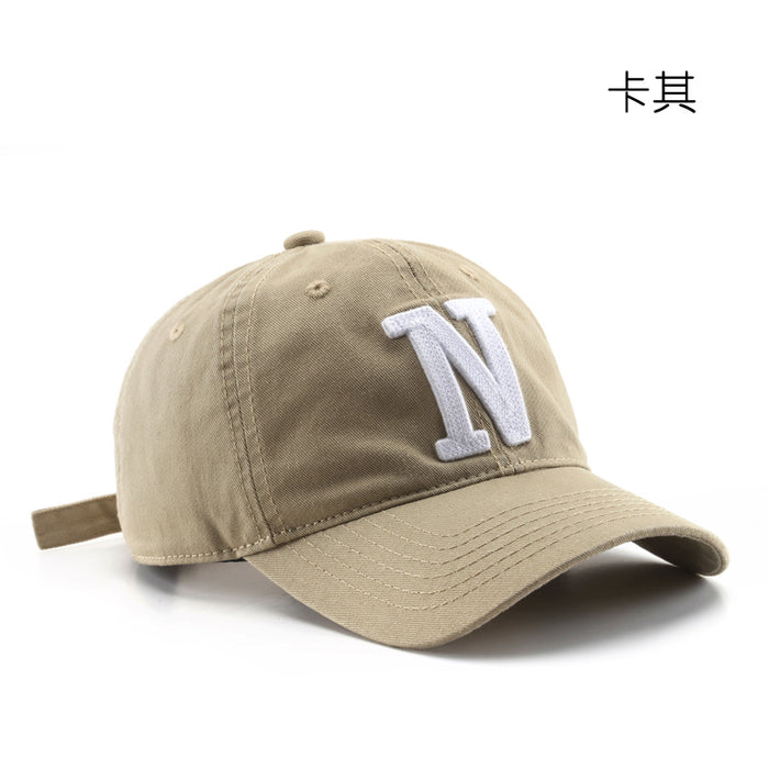 Wholesale Vintage Letter N Embroidered Cotton Fashionhat Baseball Cap JDC-FH-TuL006