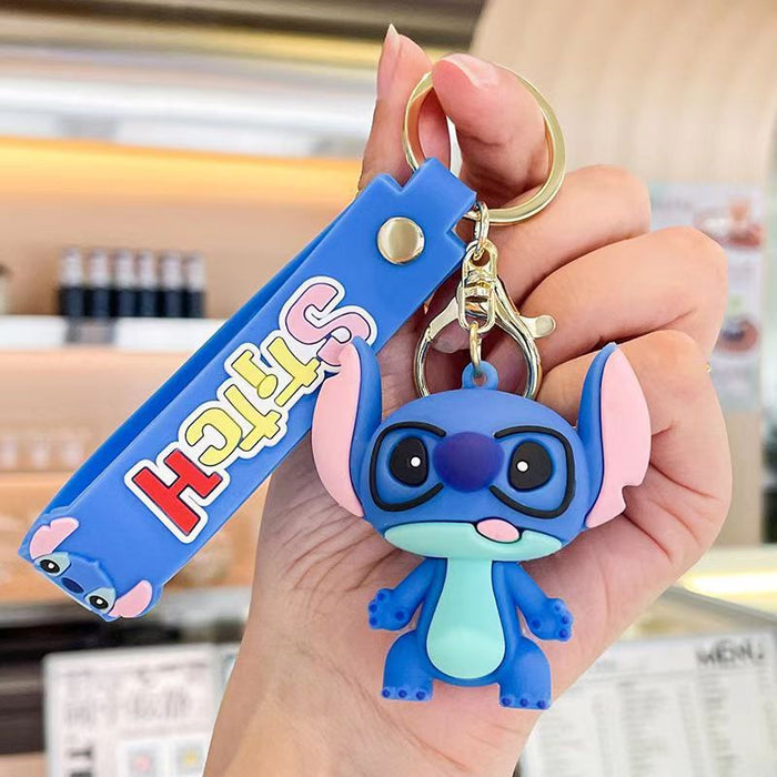 Wholesale  Keychain Car Pendant  Cartoon Couple Bag Key Chain Hanging