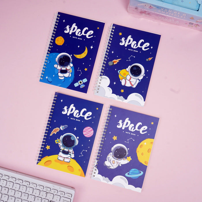 Wholesale 4pcs A5 Spiral 40-Page Student Creative Diary  Notebook