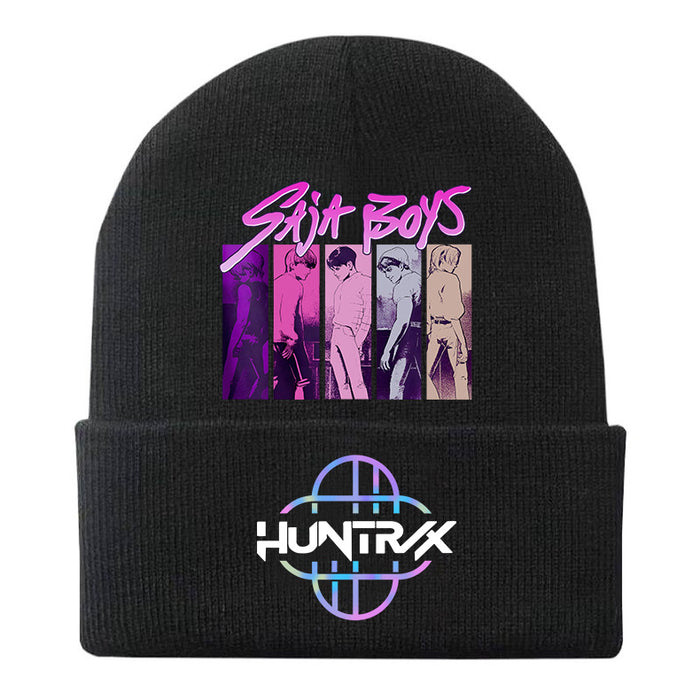 Wholesale Kpop Cartoon knitted hat warm hat