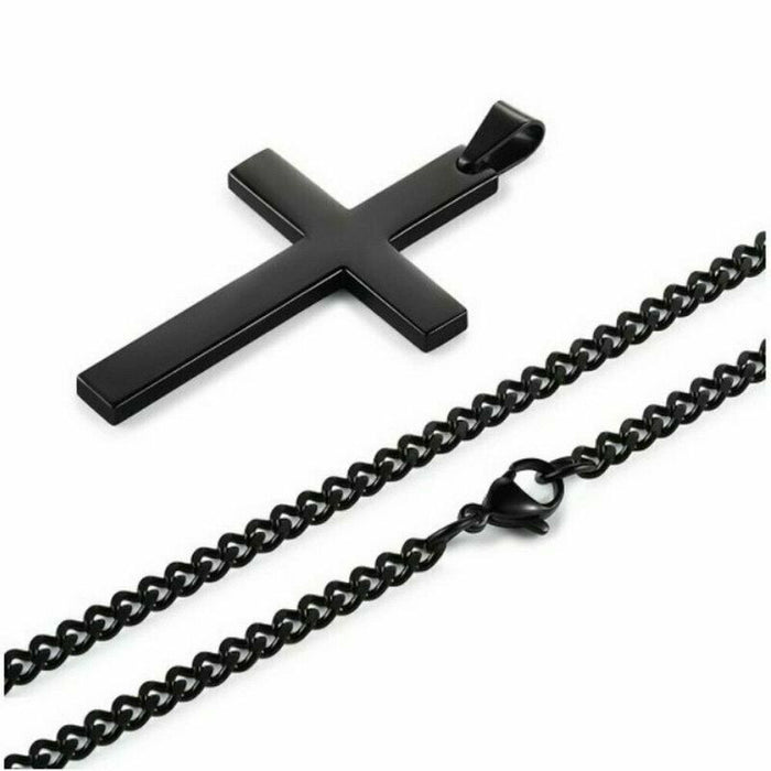 Wholesale Cross Necklace Trendy Cool Men and Women Universal Alloy Cross Pendant Jewelry