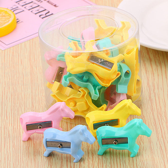 Wholesale Plastic Candy Color Small Pencil Sharpener JDC-PS-Liuj001