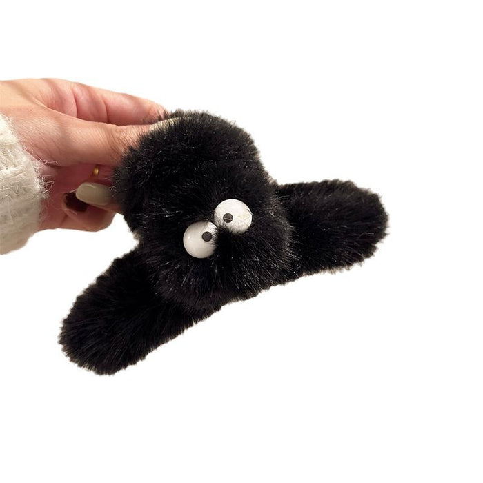 Wholesale Cute plush hair claw clip shark clip