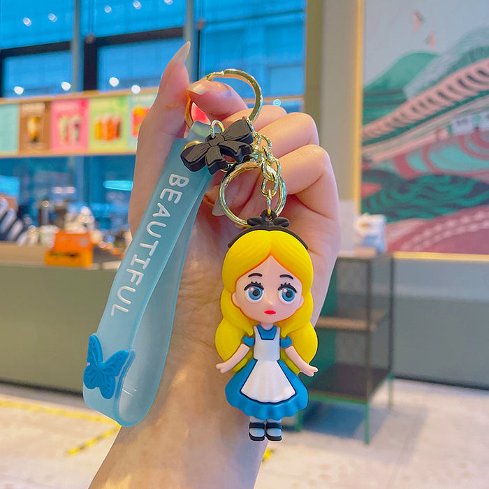 Wholesale Silicone Cartoon Doll Keychain JDC-KC-JiShi002