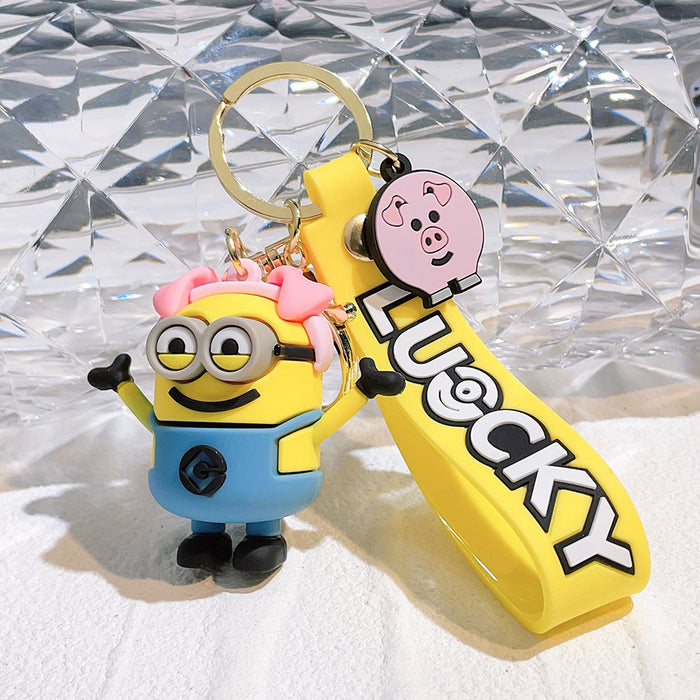 Wholesale PVC Cartoon Doll Keychain JDC-KC-Qiwei018