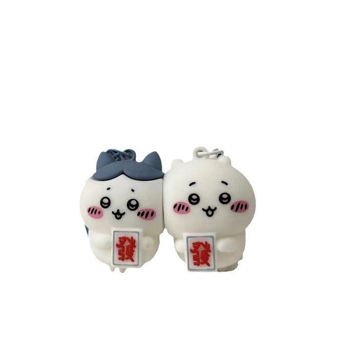 Wholesale Cute Cartoon Couple Friends Magnetic Key Chain Bag Pendant