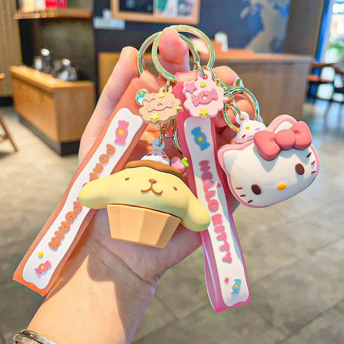 Wholesale Silicone Cartoon Doll Keychain JDC-KC-NLu004