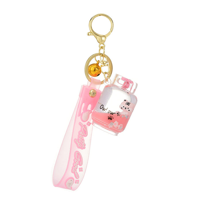 Wholesale Acrylic Animal Quicksand Keychain JDC-KC-YanG059