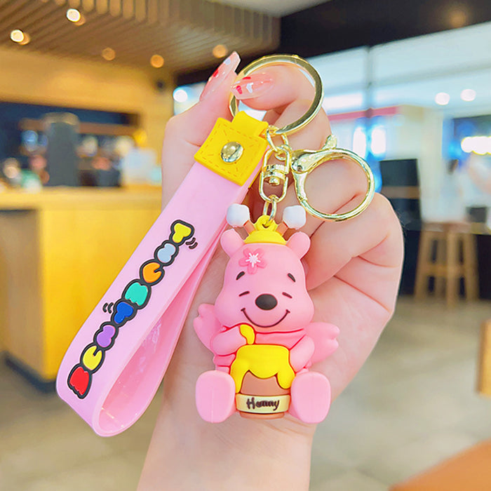 Wholesale Silicone Cartoon Doll Keychain JDC-KC-KuM003