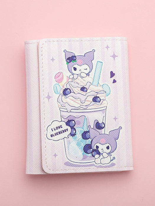 Wholesale Anime Cartoon PU Tri-fold Wallet with Multiple Card Slots Unisex Resale Ready