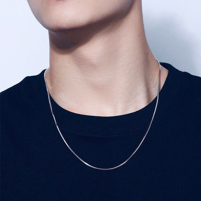 Wholesale Titanium steel necklace, personalized and simple sweater chain
