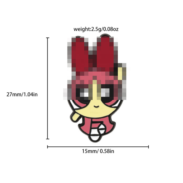 Wholesale Cartoon Brooch Chic Metal Fashion Accessory Trendy Gift For Students Boutique Resale Pin