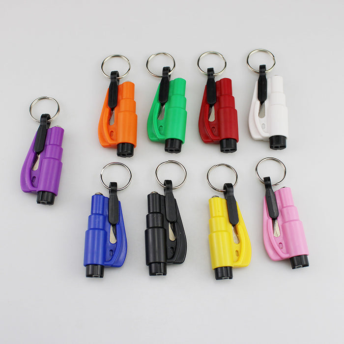Wholesale Pink Plastic Car Emergency Hammer Window Breaker Safety Escape Tool For Resale