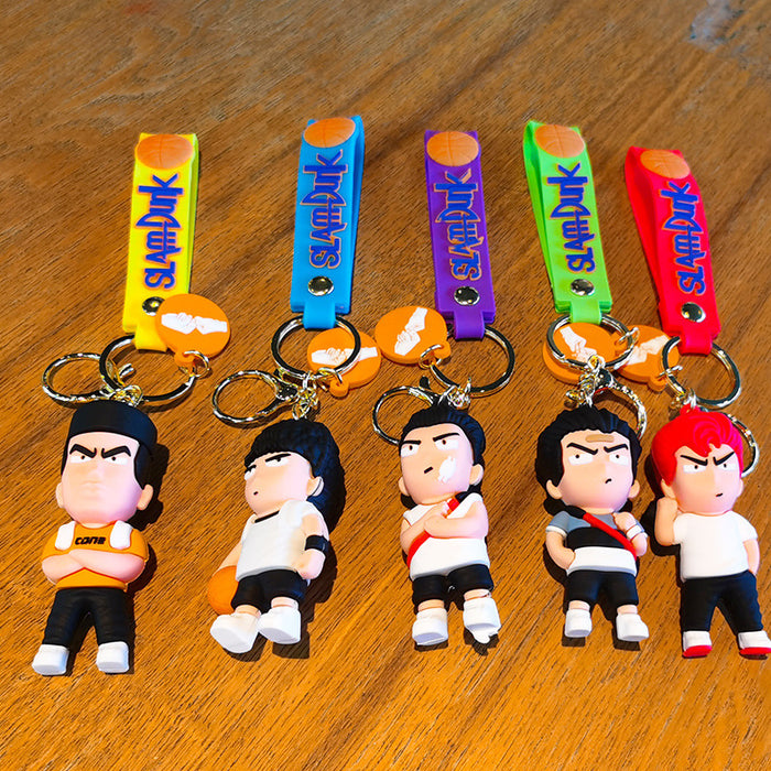 Wholesale Cartoon Doll Rubber Keychain JDC-KC-Tingm170