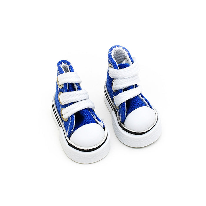 Wholesale  Canvas Shoes 10cm Cotton Doll Clothes Dressing Accessories