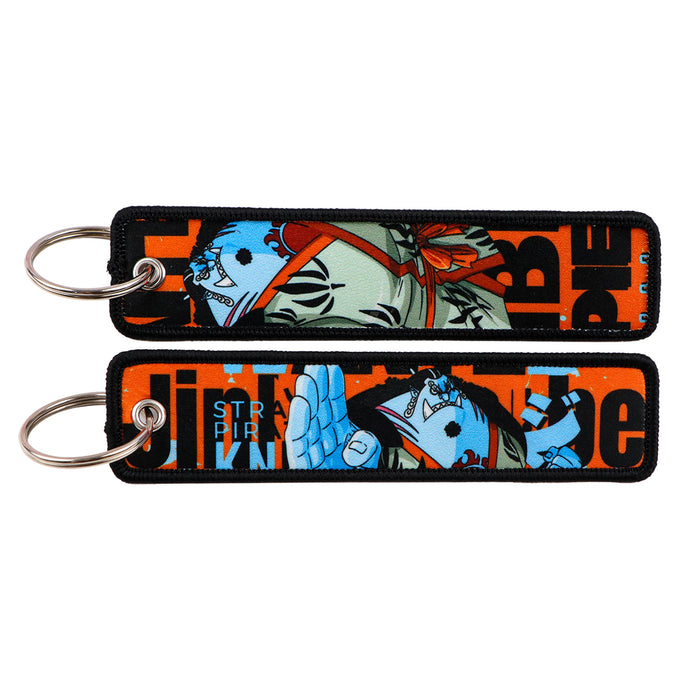 Wholesale Woven Label Keychain Cartoon Keychain Bag Pendant Woven Fabric Chain