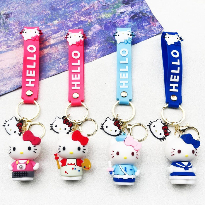 Wholesale PVC Cartoon Doll Keychain JDC-KC-ChuC044