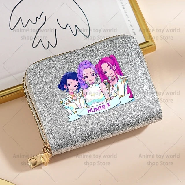 Wholesale Kpop Devil Hunter Sequin Wallet For Women Shiny Coin Purse Korean Style Party Fashion Accessory