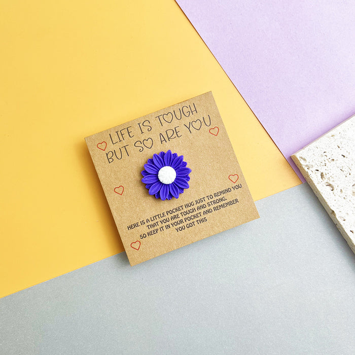 Wholesale English plant sunflower pocket Decorations hug card