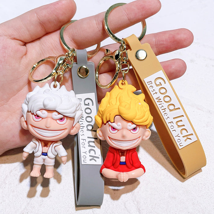 Wholesale Cartoon Anime Silicone Keychain JDC-KC-Qiwei032