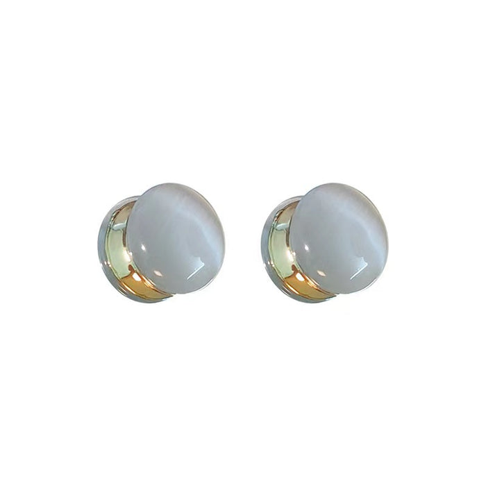 Wholesale Earrings without ear holes, magnetic suction circles, simple and fashionable temperament, ear clips, personalized design, versatile earrings