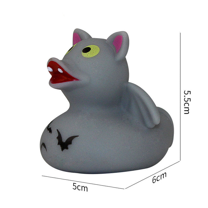 Wholesale Creative duck toy pinch sound baby bath toy