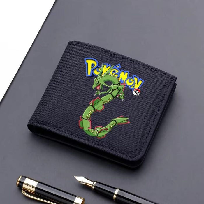 Wholesale Cartoon Printed Short Canvas Wallet Zipper Wallet Denim JDC-WT-Qiqiang001