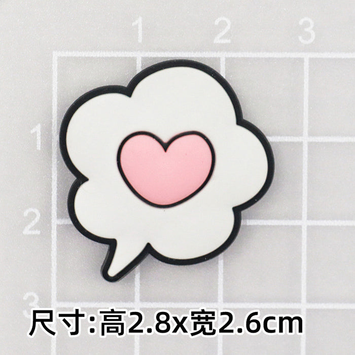 Wholesale 5pcs Cartoon Jewelry Accessories Mobile Phone Case Water Cup Cotton Slippers iPad Set Decorative Patch