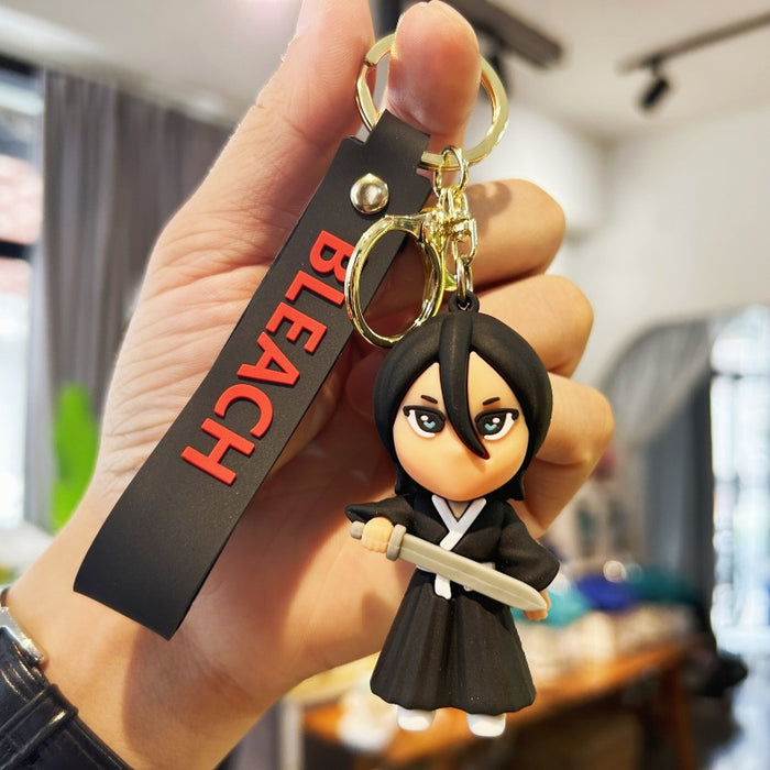 Wholesale Creative Cartoon Silicone Doll Keychain JDC-KC-WuYi009