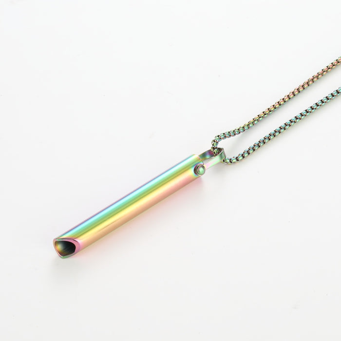 Wholesale Whistle necklace adjustment decompression ring set