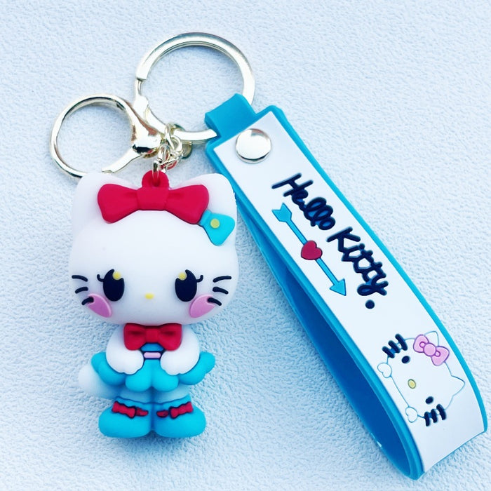 Wholesale PVC Cartoon Coffee Milk Tea Cup Figurine Keychain JDC-KC-WuYi163