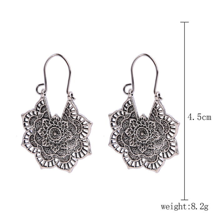 Wholesale Bohemian turquoise earrings with retro and nostalgic style earrings set