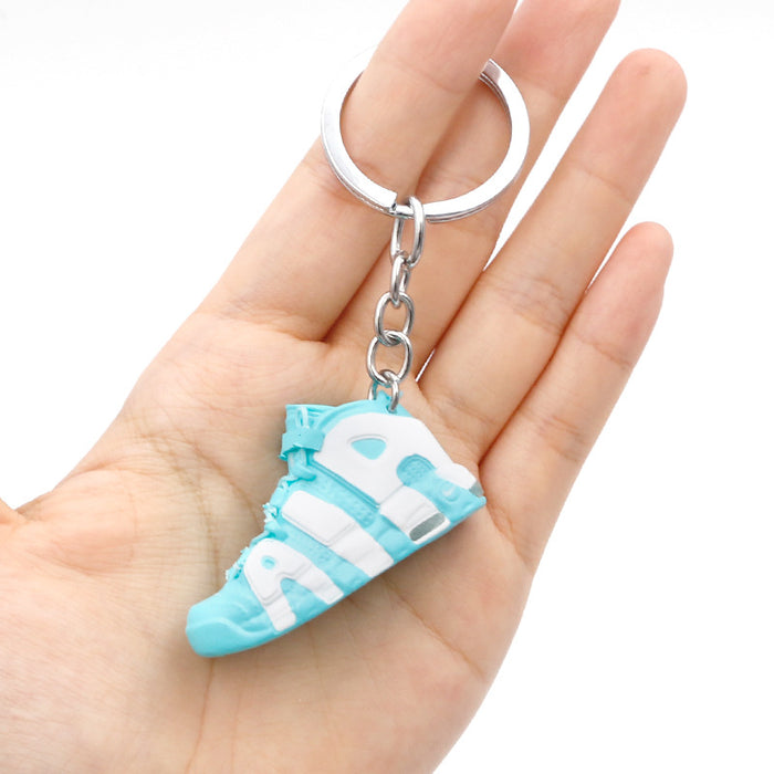 Wholesale PVC Basketball Shoe Model Keychain JDC-KC-QLPing010