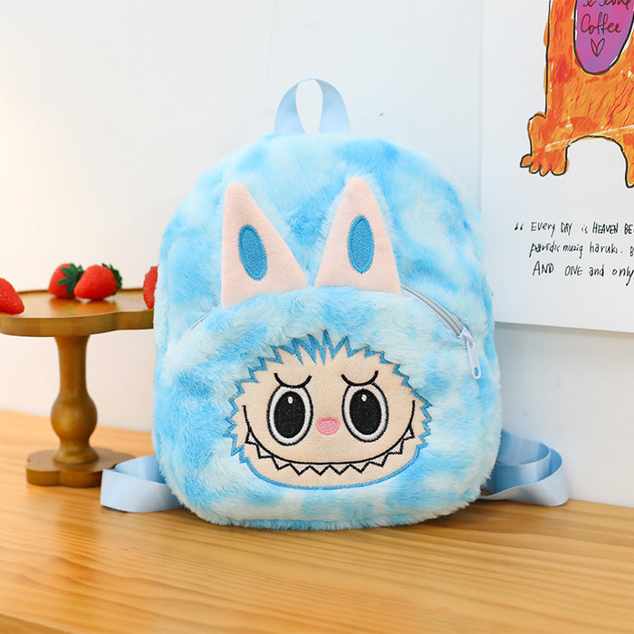 Wholesale Children' s plush backpack cute cartoon doll backpack kindergarten school bag