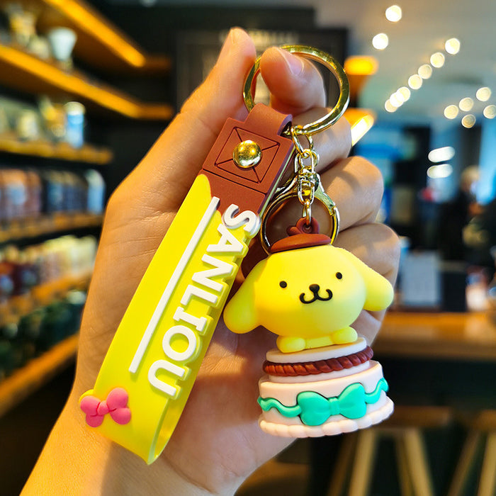 Wholesale Cartoon Doll Silicone Keychain JDC-KC-Tingm260