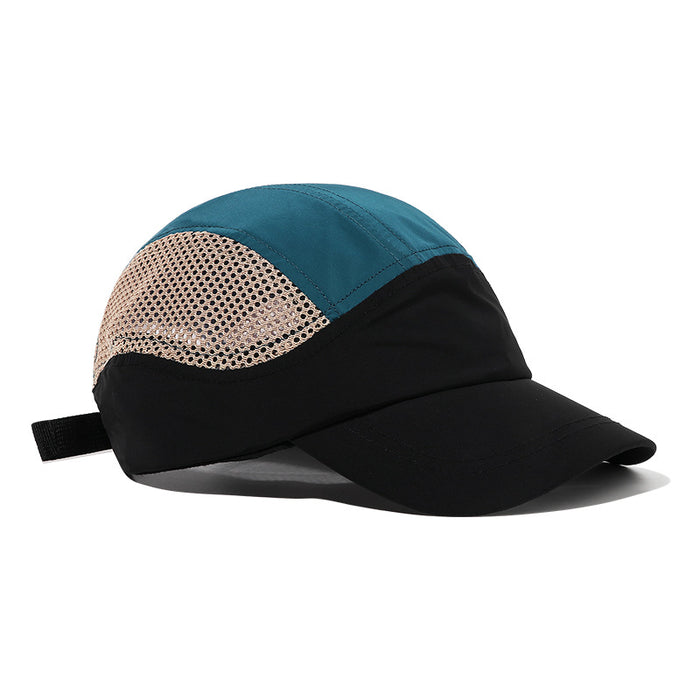 Wholesale Quick drying waterproof duckbill cap, outdoor mesh cap, breathable baseball cap, mountaineering sports cap