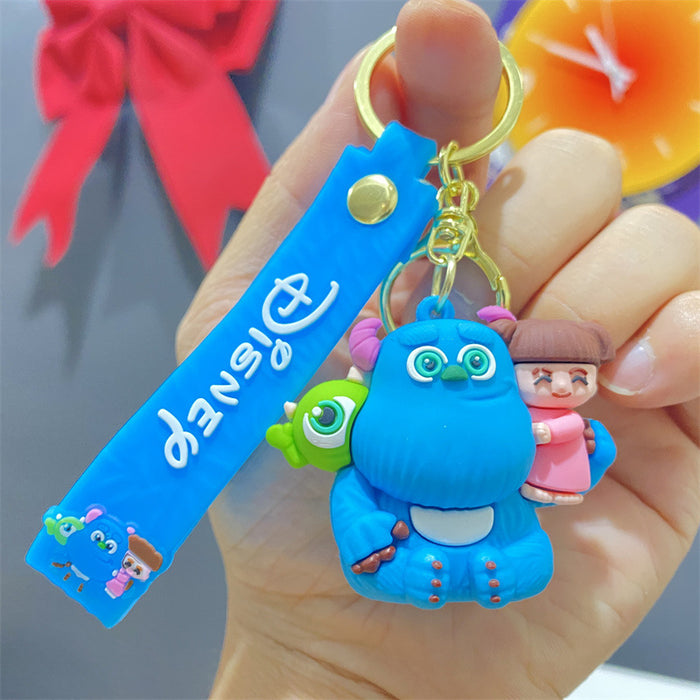 Wholesale PVC Cute Cartoon Doll Keychain JDC-KC-WuYi073