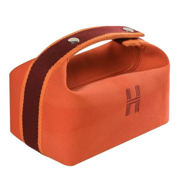 Wholesale Makeup bag, hand-held canvas bag, large capacity cosmetic storage bag, travel grooming bag