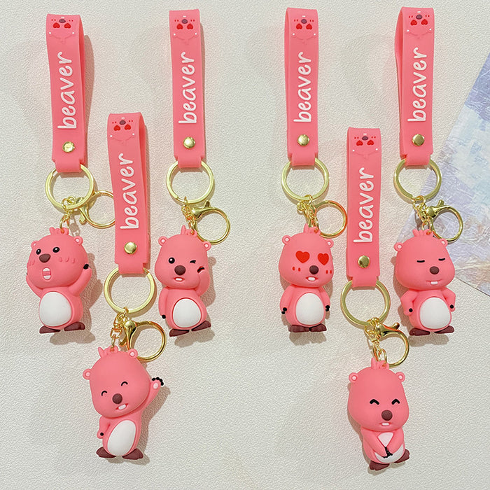 Wholesale PVC cartoon doll Keychain JDC-KC-WuYi097