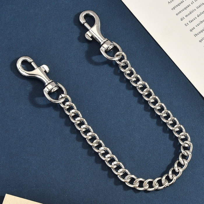 Wholesale Vintage Metal Bag Chain Charm With Cross And Roman Numeral Pattern Antique Silver Finish Fashion Accessory