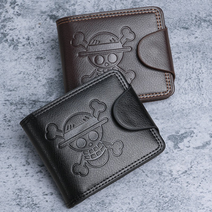Wholesale Urban Simplicity Short Men' s Wallet Black PU Leather Multiple Card Slots Boutique Resale