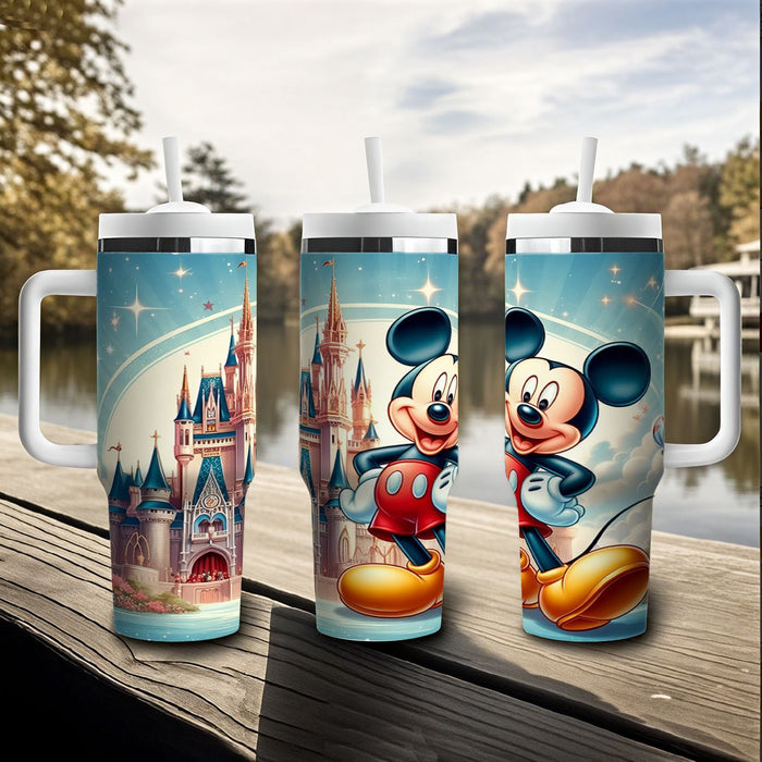 Wholesale Tumbler Cute Cartoon Pattern 40OZ Stainless Steel Car Ice Bullies Cup