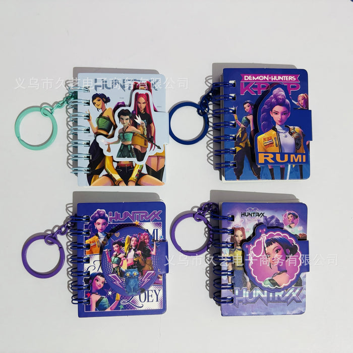 Wholesale KPOP mini portable coil magnetic clasp student notebook